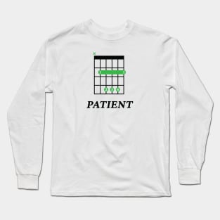 B Patient B Guitar Chord Tab Light Theme Long Sleeve T-Shirt